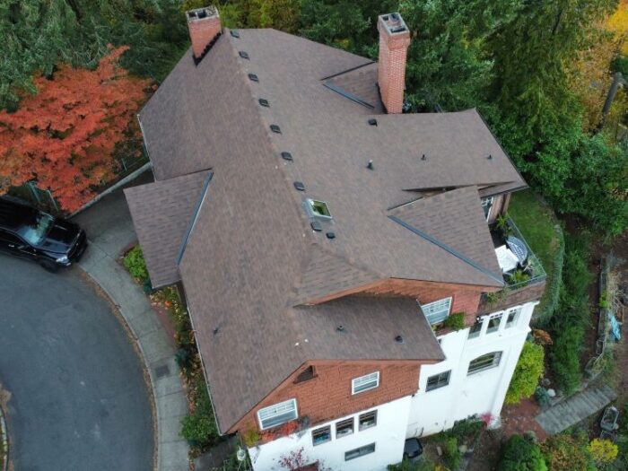 Roof Replacement With Architectural Asphalt Shingles In Lake Oswego