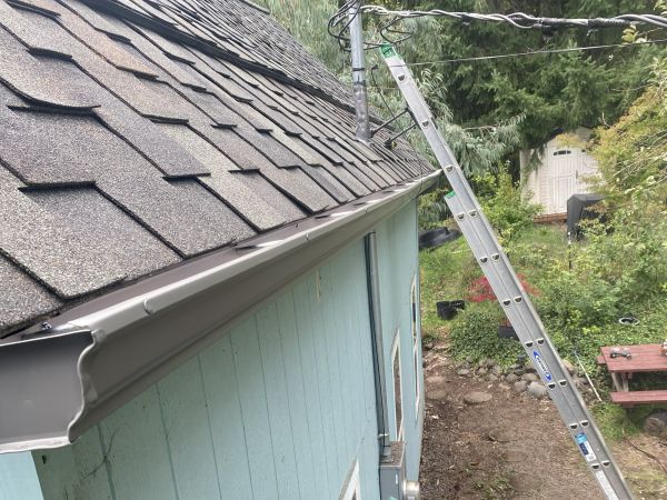 Completed Gutter Installation In The Pearl District Portland Or By Her Roofing